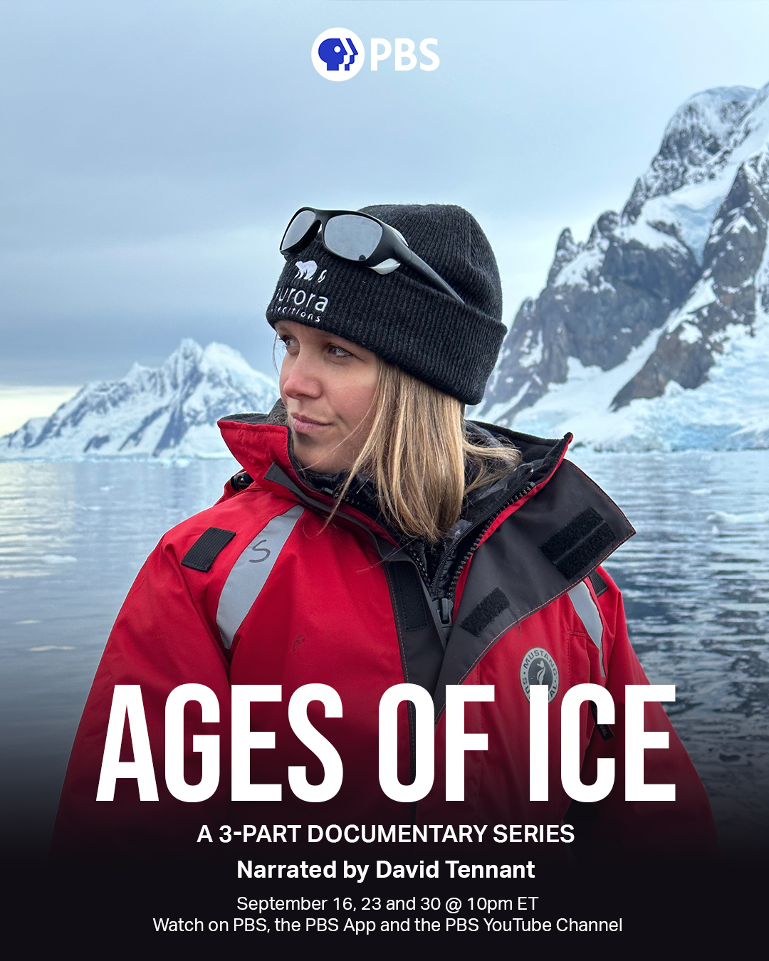 Dr. Ulyana Peña featured in the PBS documentary series Ages of Ice